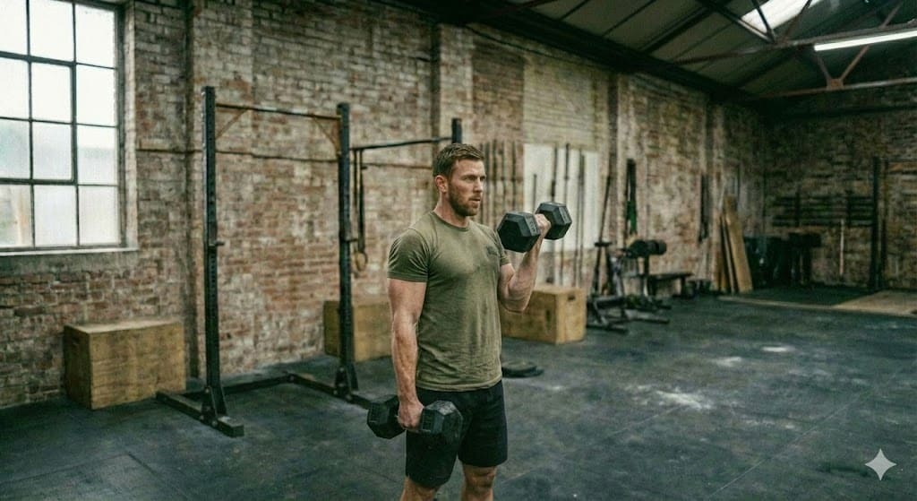 Lifter writing RPE in workout journal